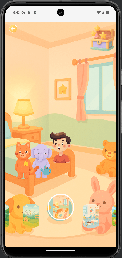 Entorno gamificado Funspace del niño